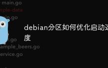 debian分区如何优化启动速度