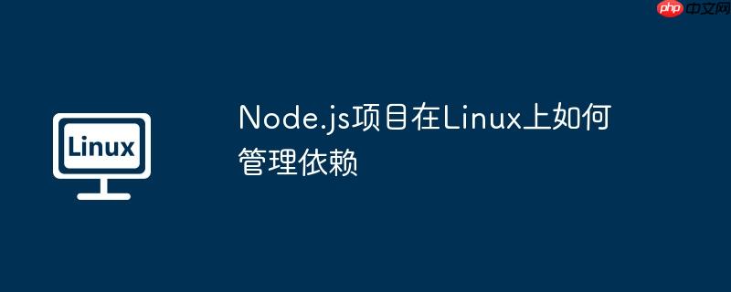 node.js项目在linux上如何管理依赖