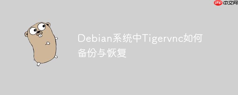 debian系统中tigervnc如何备份与恢复