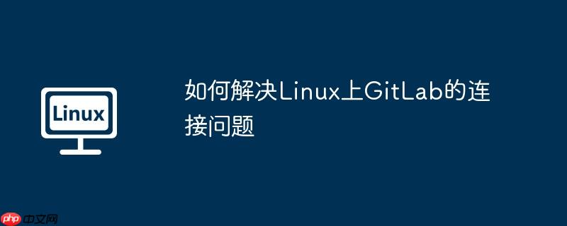 如何解决linux上gitlab的连接问题