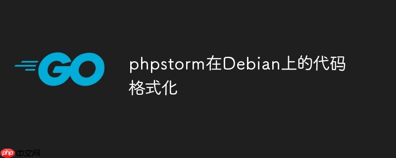 phpstorm在debian上的代码格式化