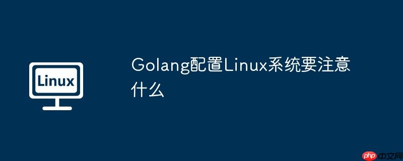 Golang配置Linux系统要注意什么