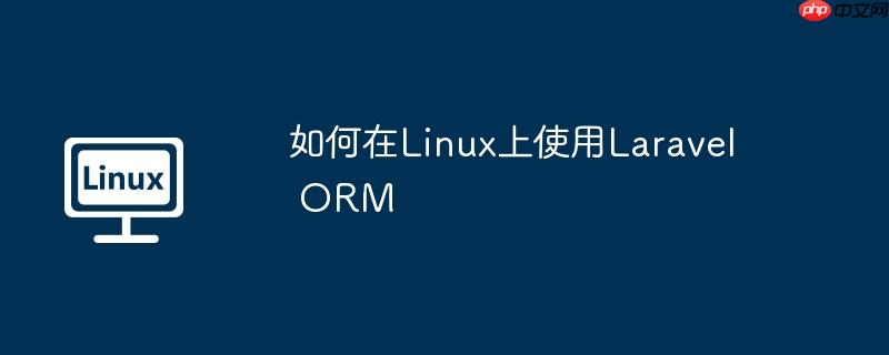 如何在linux上使用laravel orm