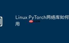 Linux PyTorch网络库如何使用