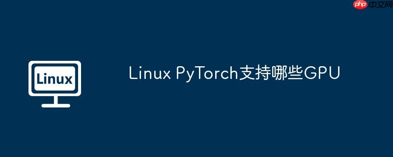 linux pytorch支持哪些gpu