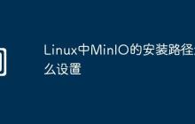 Linux中MinIO的安装路径怎么设置