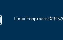 Linux下coprocess如何实现
