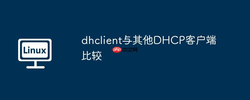 dhclient與其他DHCP客戶端比較-小浪學習網