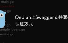 Debian上Swagger支持哪些认证方式