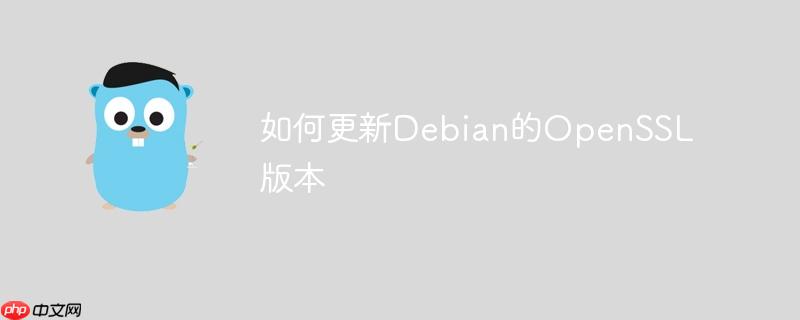 如何更新debian的openssl版本
