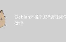 Debian环境下JSP资源如何管理