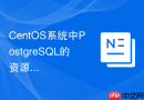 CentOS系统中PostgreSQL的资源占用分析