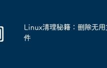 Linux清理秘籍：删除无用文件