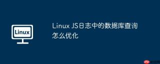 Linux JS日志中的数据库查询怎么优化