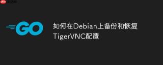 如何在Debian上备份和恢复TigerVNC配置