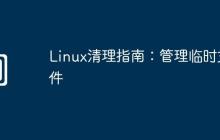Linux清理指南：管理临时文件