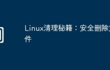 Linux清理秘籍：安全删除文件