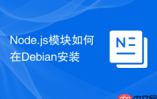 Node.js模块如何在Debian安装