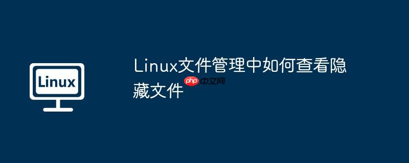 linux文件管理中如何查看隐藏文件