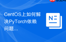CentOS上如何解决PyTorch依赖问题