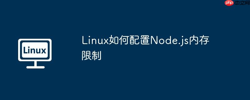 linux如何配置node.js内存限制