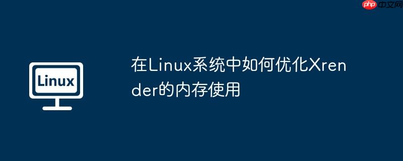 在linux系统中如何优化xrender的内存使用