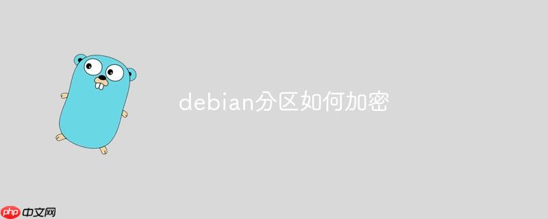 debian分区如何加密