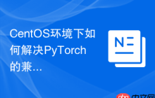 CentOS环境下如何解决PyTorch的兼容性问题