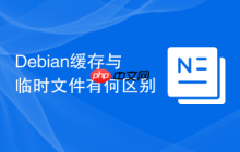 Debian缓存与临时文件有何区别