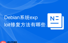 Debian系统exploit修复方法有哪些