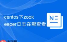centos下zookeeper日志在哪查看