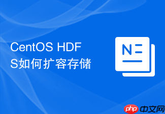 CentOS HDFS如何扩容存储