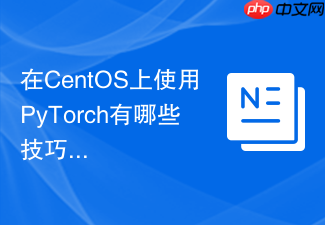 在CentOS上使用PyTorch有哪些技巧