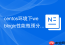 centos环境下weblogic性能瓶颈分析