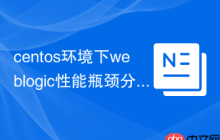 centos环境下weblogic性能瓶颈分析