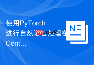 使用PyTorch进行自然语言处理在CentOS上如何操作
