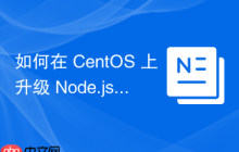 如何在 CentOS 上升级 Node.js
