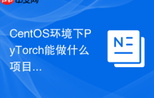 CentOS环境下PyTorch能做什么项目