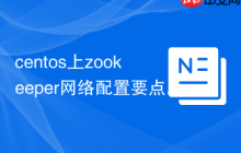 centos上zookeeper网络配置要点