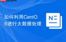 如何利用CentOS进行大数据处理