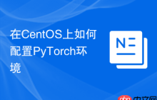 在CentOS上如何配置PyTorch环境