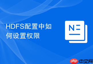 HDFS配置中如何设置权限
