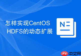 怎样实现CentOS HDFS的动态扩展