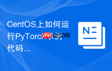 CentOS上如何运行PyTorch示例代码