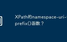 XPath的namespace-uri-for-prefix()函数?