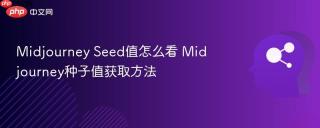 Midjourney Seed值怎么看 Midjourney种子值获取方法