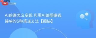 AI绘画怎么变现 利用AI绘图赚钱接单的5种渠道方法【揭秘】