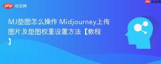 MJ垫图怎么操作 Midjourney上传图片及垫图权重设置方法【教程】