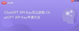 ChatGPT API Key怎么获取 ChatGPT API Key申请方法