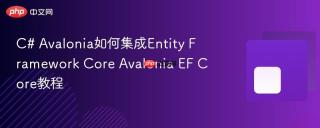 C# Avalonia如何集成Entity Framework Core Avalonia EF Core教程